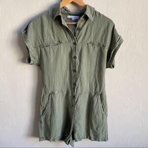 NEW Young Fabulous & Broke Army Green Coverall‎ Romper
